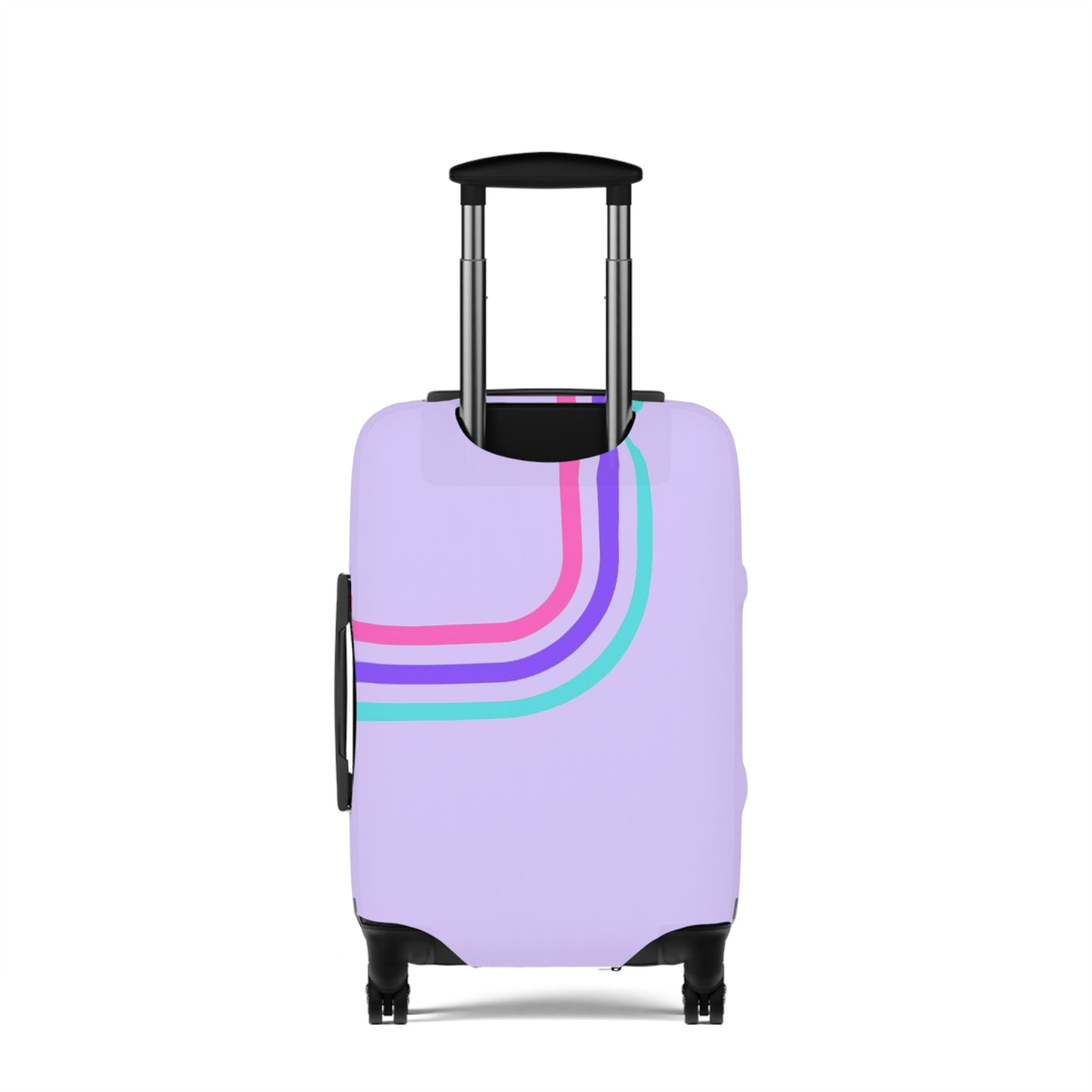 90's Inspired Luggage Cover - Perfectly Multicolor