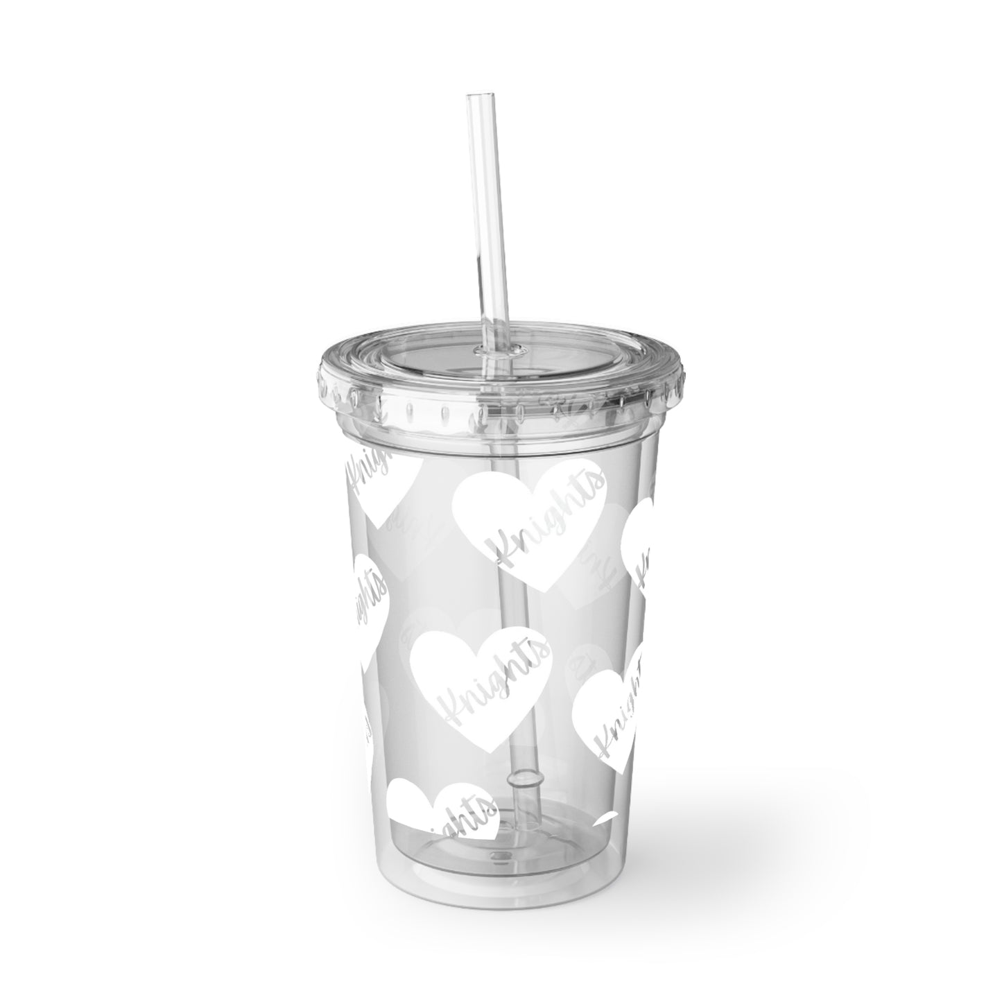 Generic Team Suave Acrylic Cup, White Logo - Knights