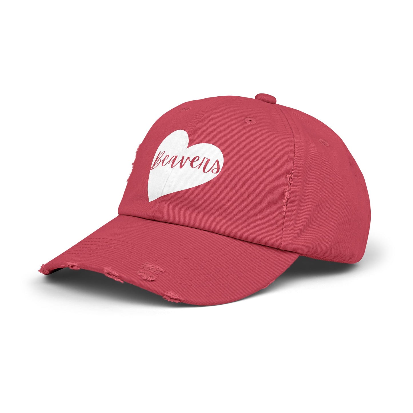 Generic Team Unisex Distressed Cap - Beavers Heart