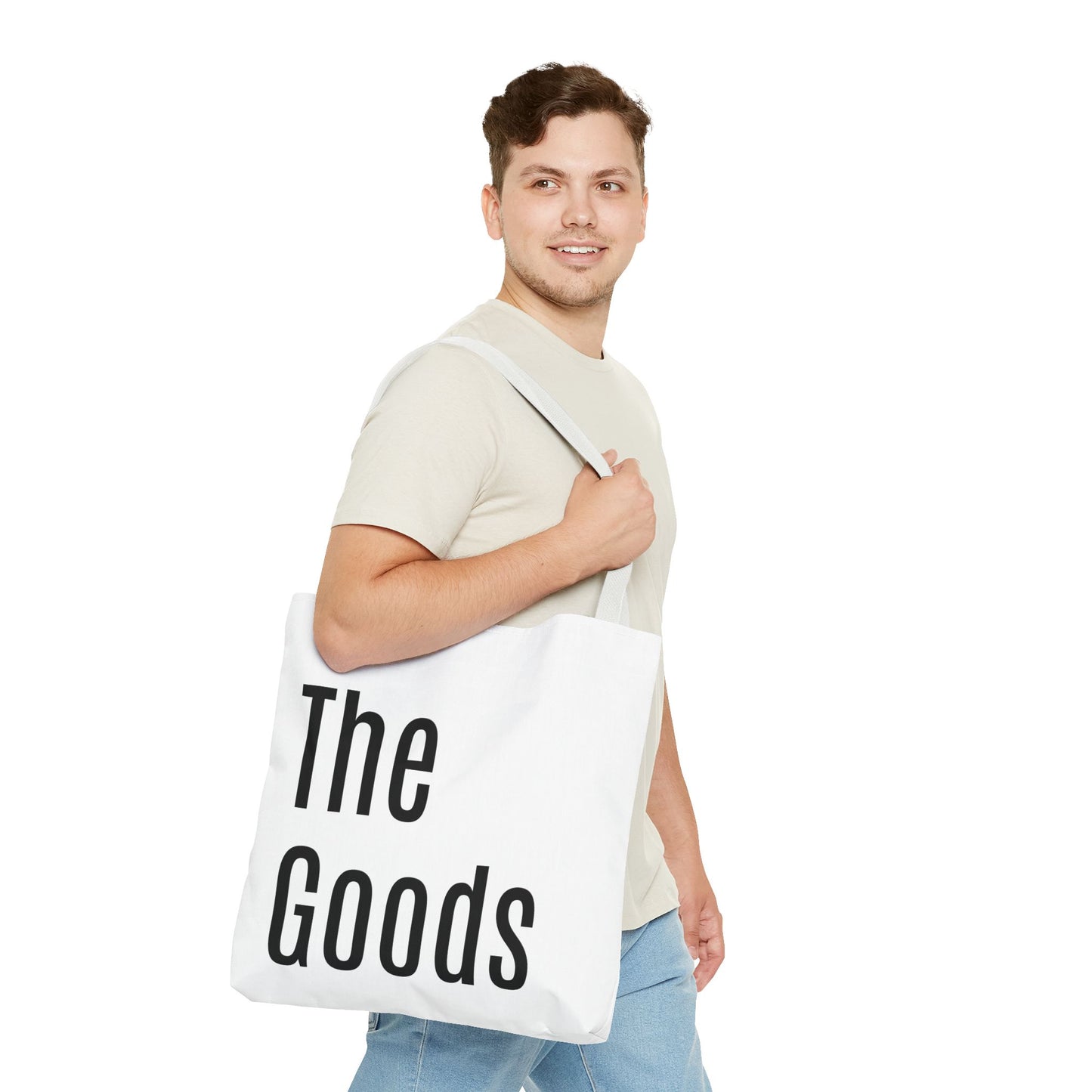 The Goods Versatile Tote Bag (AOP) - White