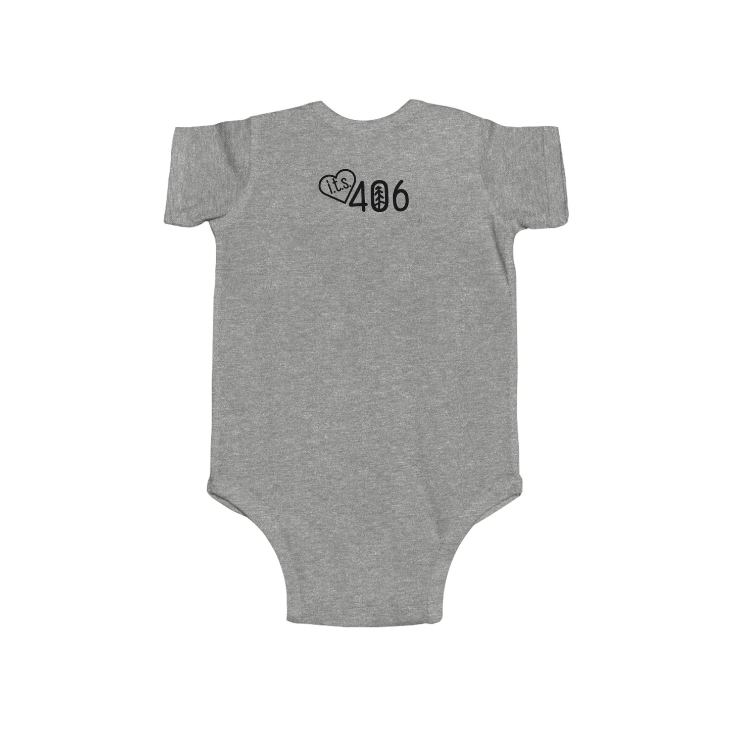 406 Baby Onesie - Montana Moose