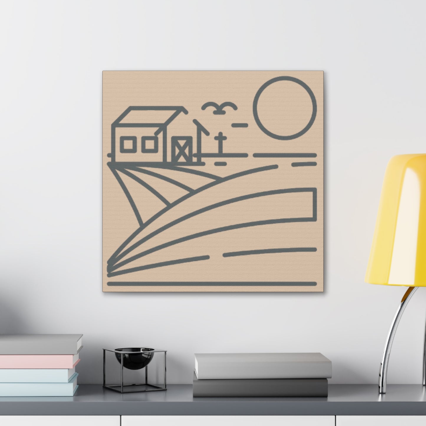 Barnyard Collection Canvas Gallery Wraps - Farm Lines