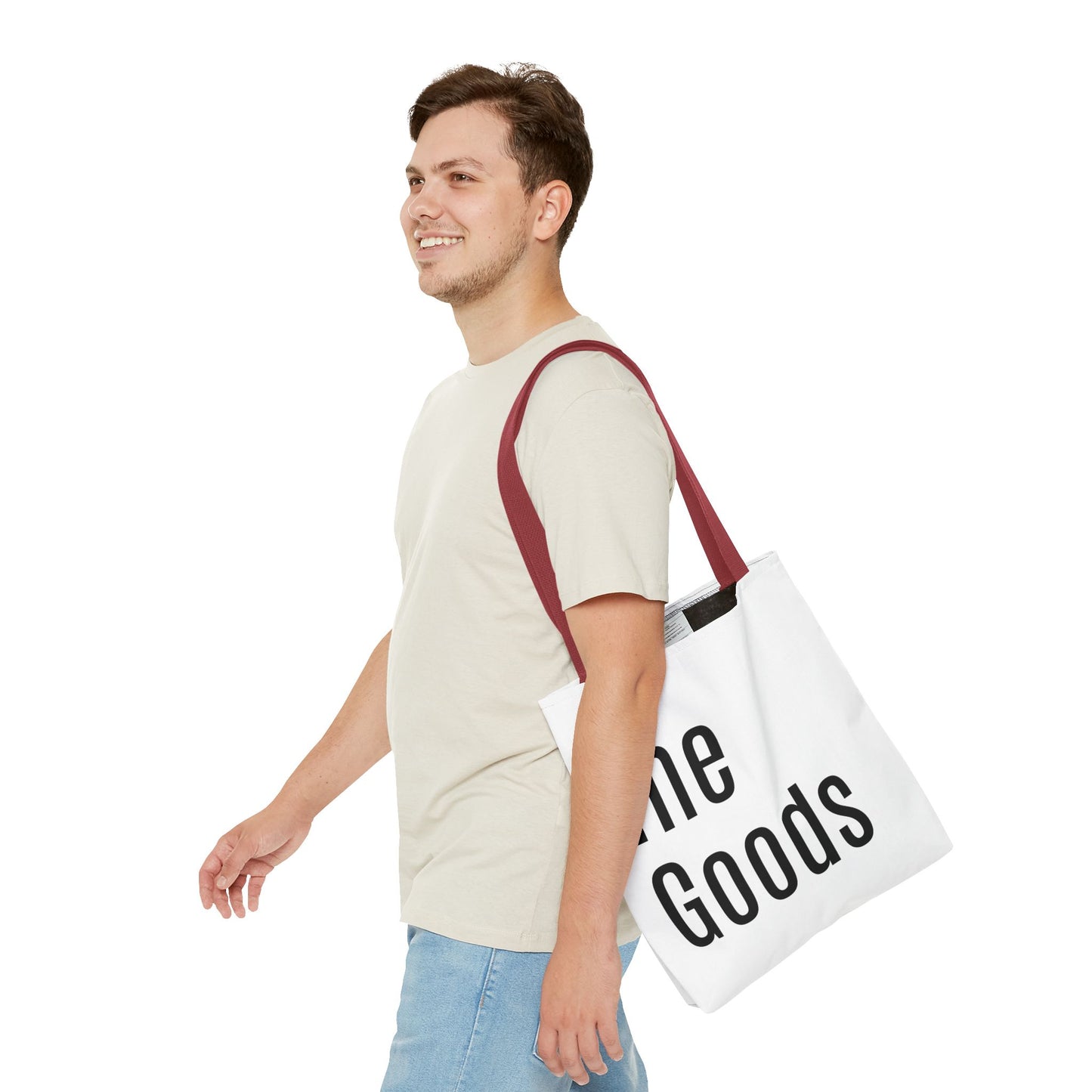 The Goods Versatile Tote Bag (AOP) - White