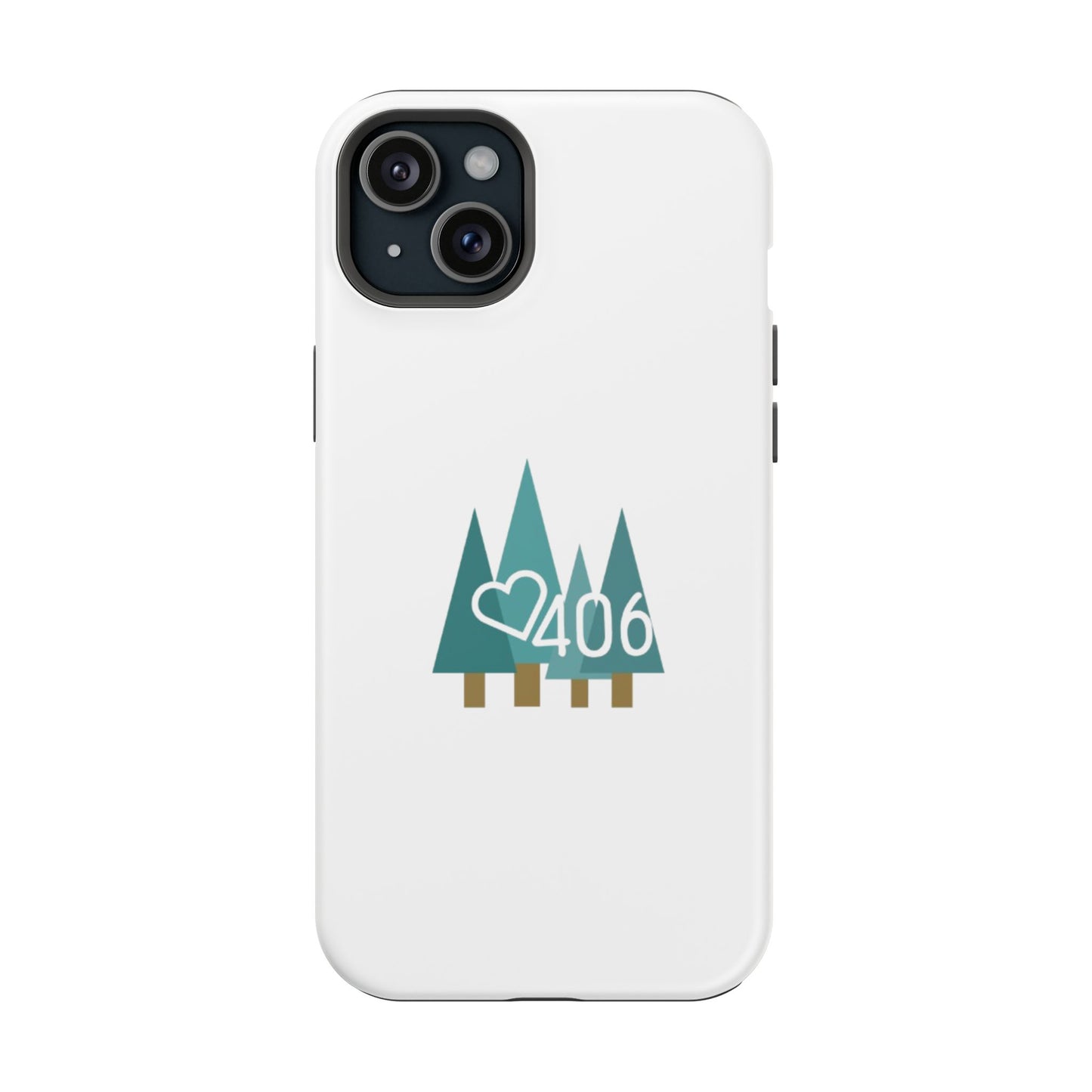 ITS406 Design Phone Case - Magnetic Tough - White Pines