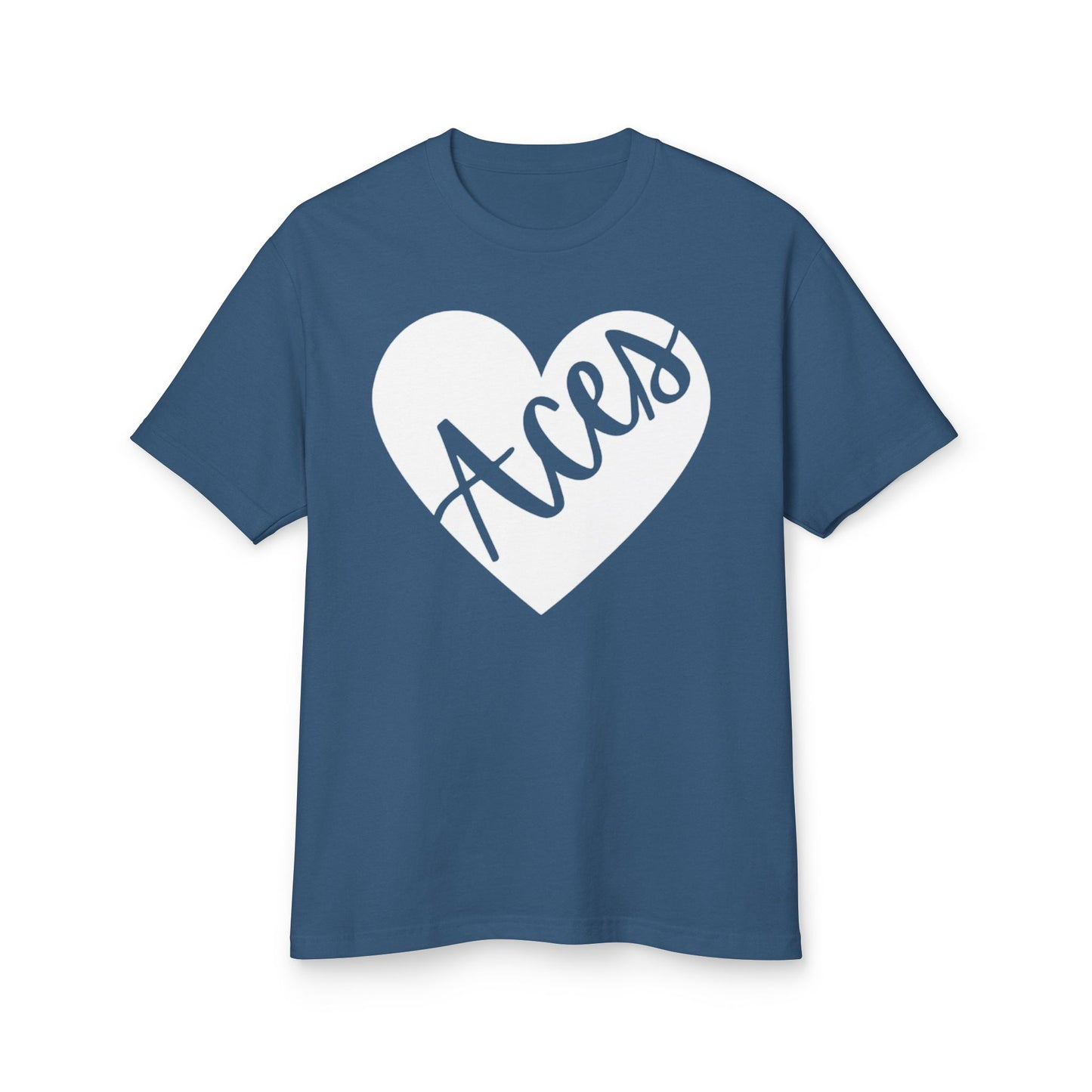 Generic Team Cotton Tee Mid-Length Short Sleeves - Aces