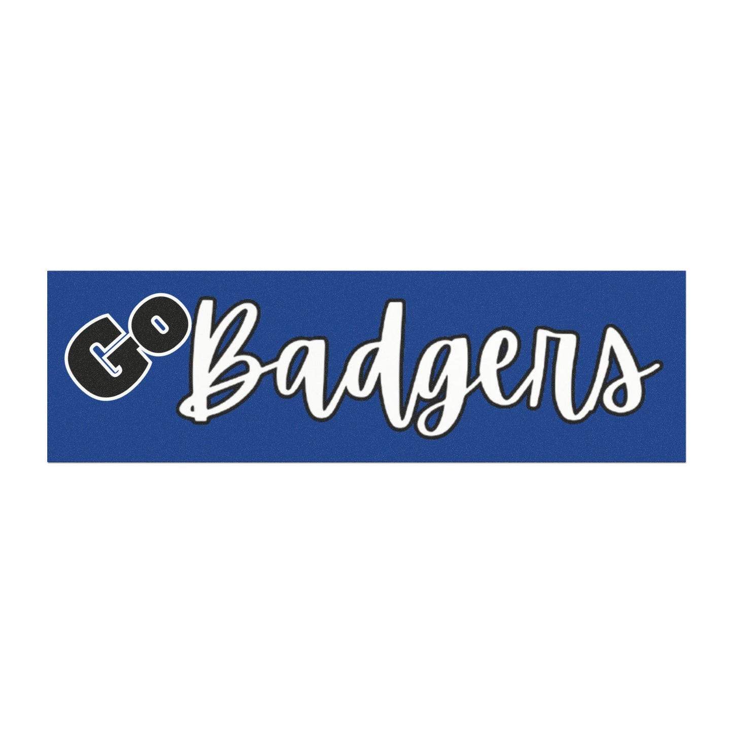 Generic Team Royal Blue Car Magnet - Go Badgers