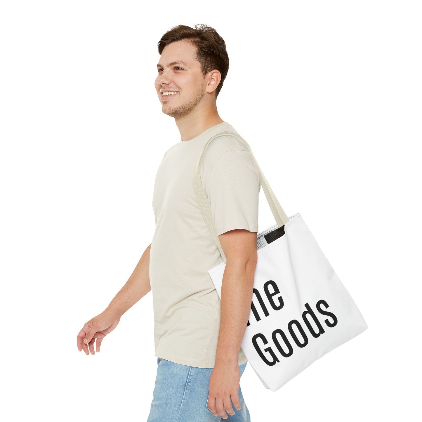 The Goods Versatile Tote Bag (AOP) - White