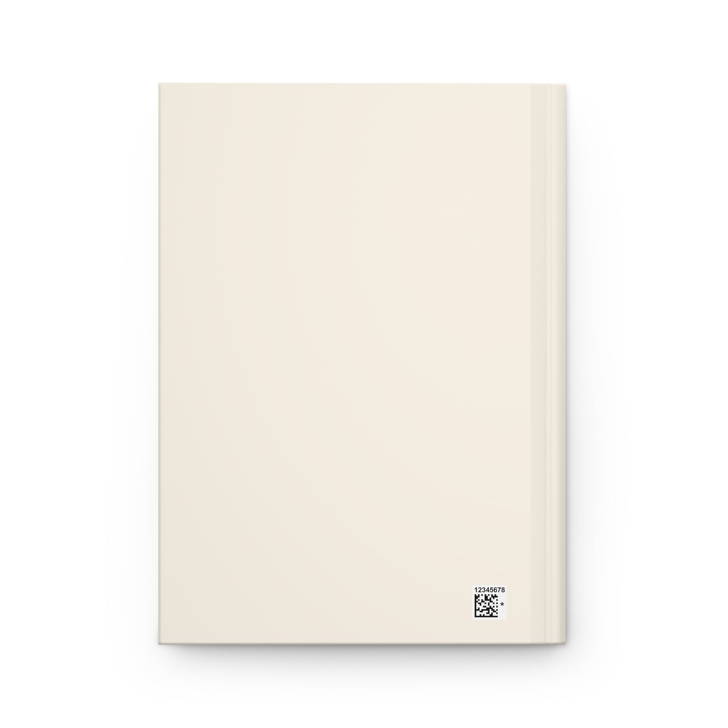 Minimalist Cream Hardcover Notebook Matte