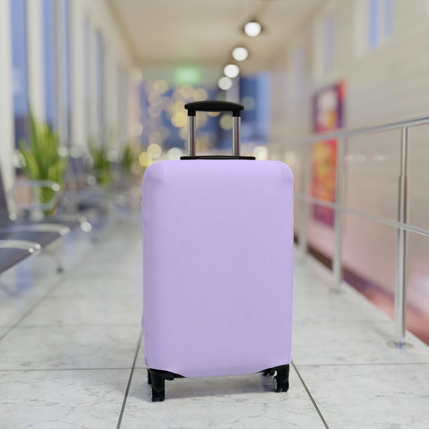 90's Inspired Luggage Cover - Perfectly Purple