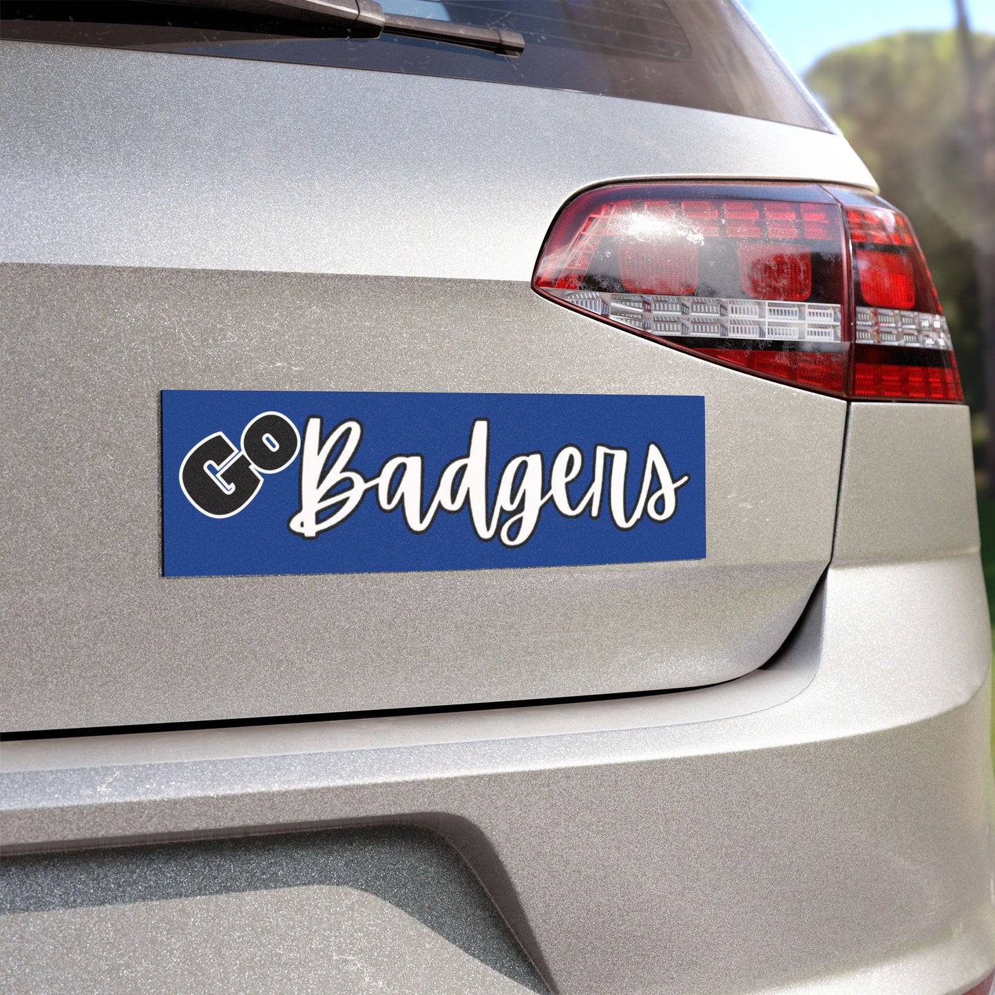 Generic Team Royal Blue Car Magnet - Go Badgers
