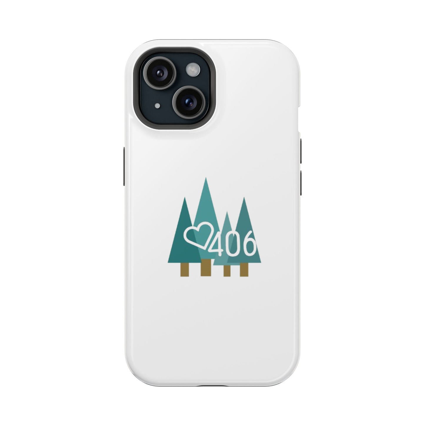 ITS406 Design Phone Case - Magnetic Tough - White Pines