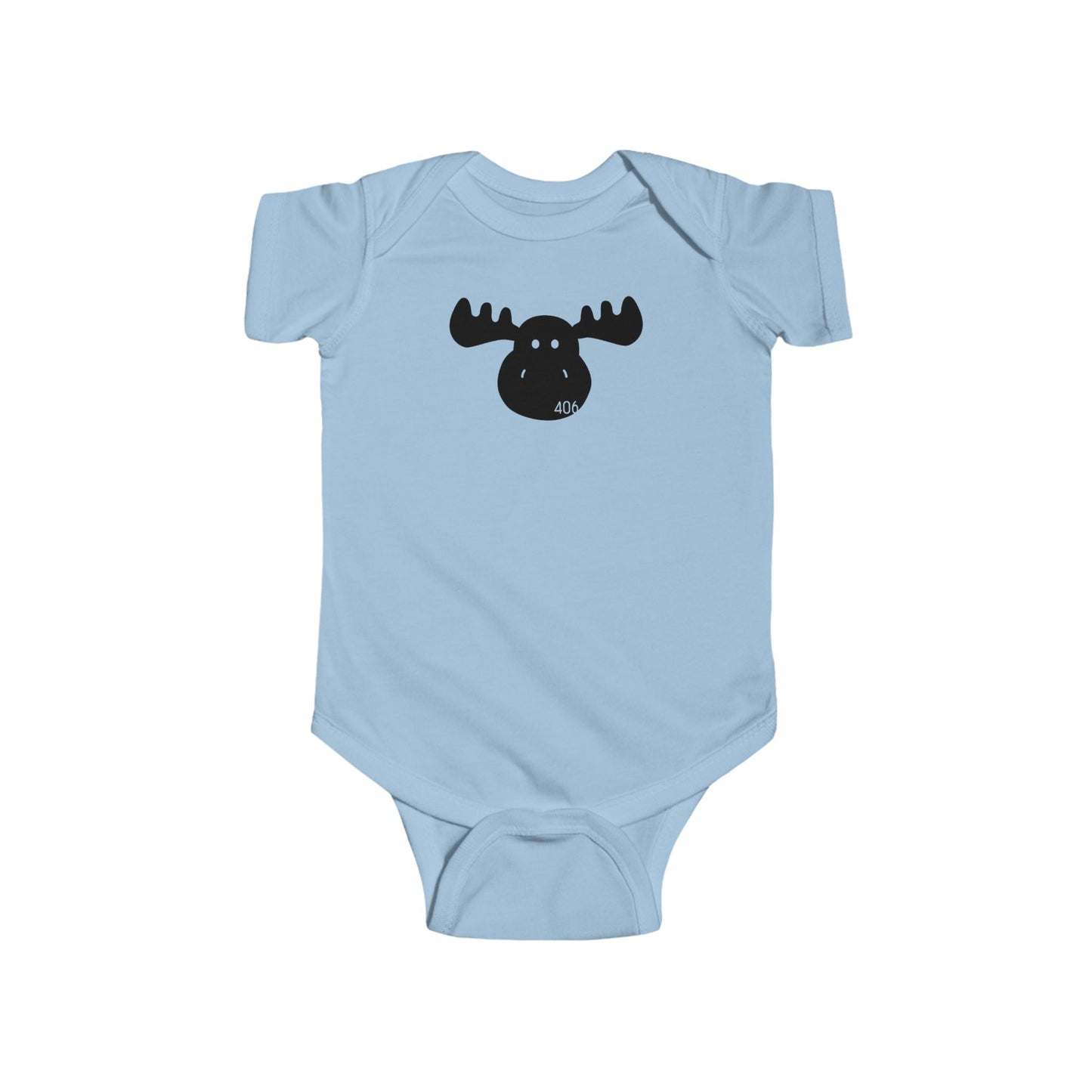 406 Baby Onesie - Montana Moose