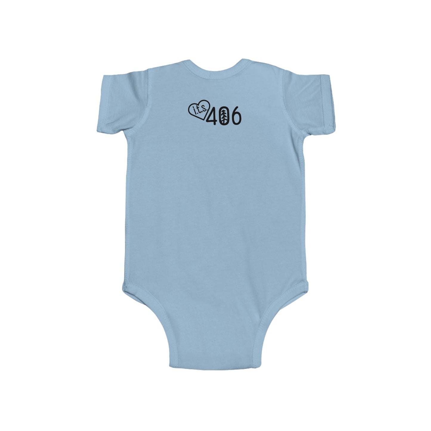 406 Baby Onesie - Montana Moose