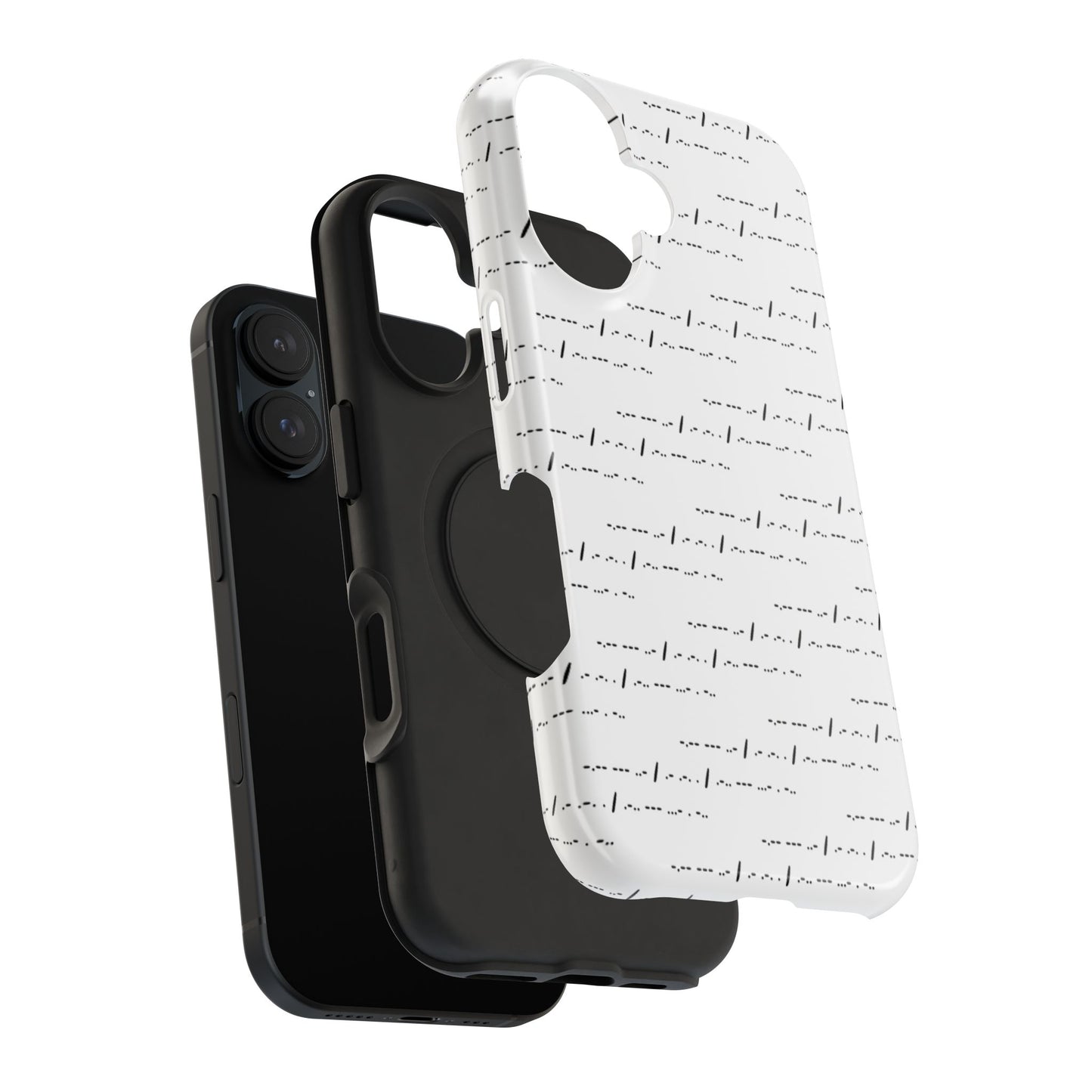 Phone Case - Impact-Resistant - "You Are Loved" Morse Code