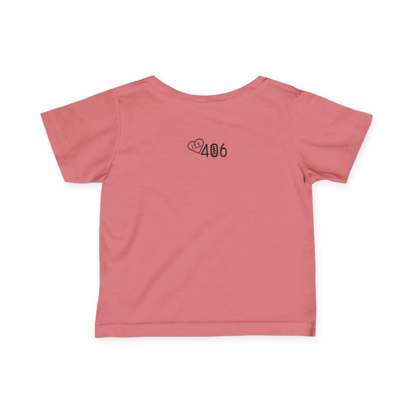 406 Baby Fine Jersey Tee - Bison