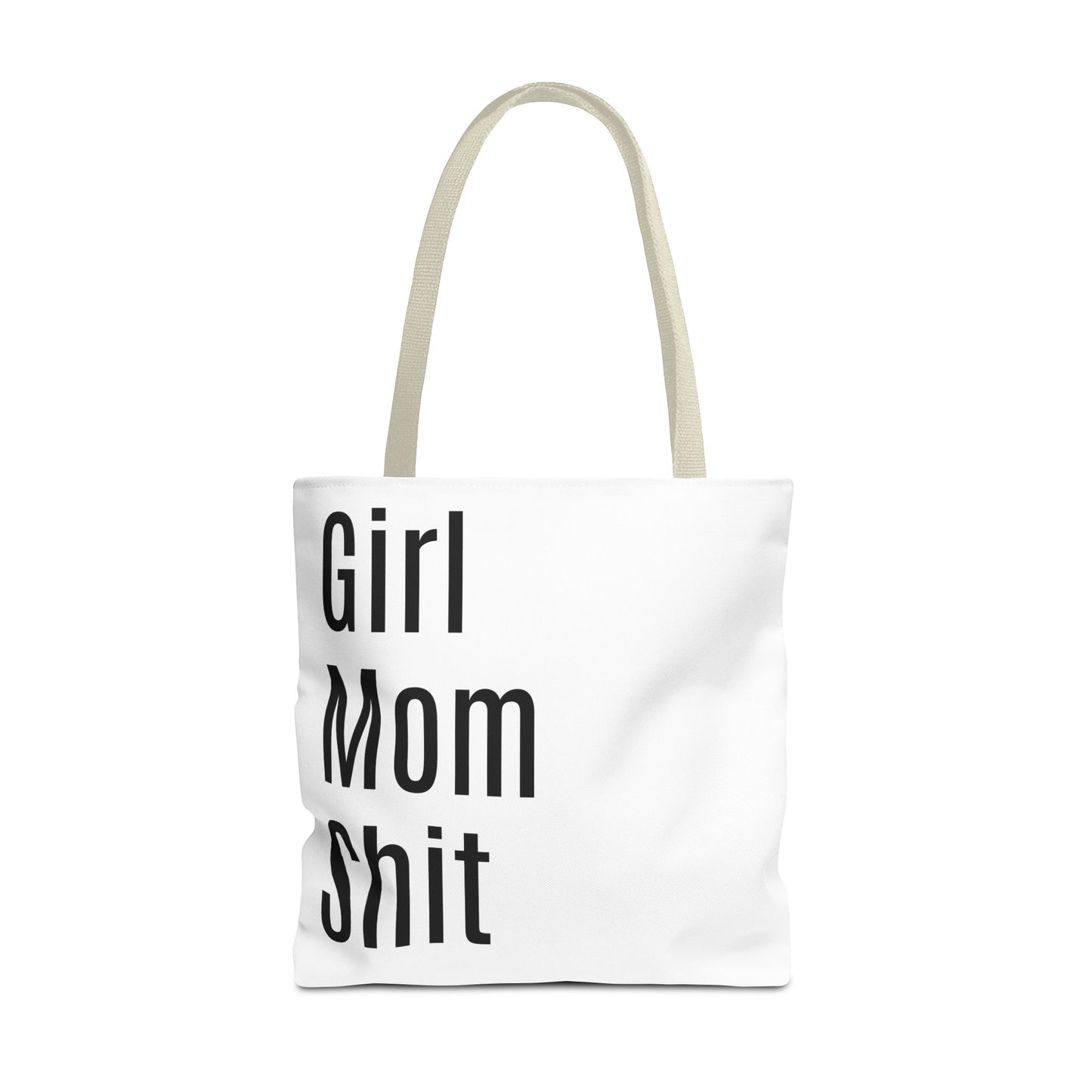 Girl Mom  Versatile Tote Bag (AOP) - White