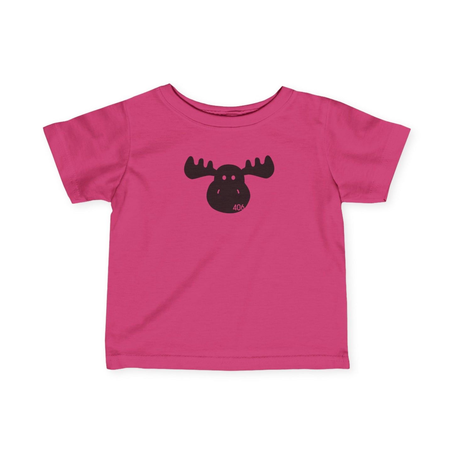 406 Baby Fine Jersey Tee - Moose