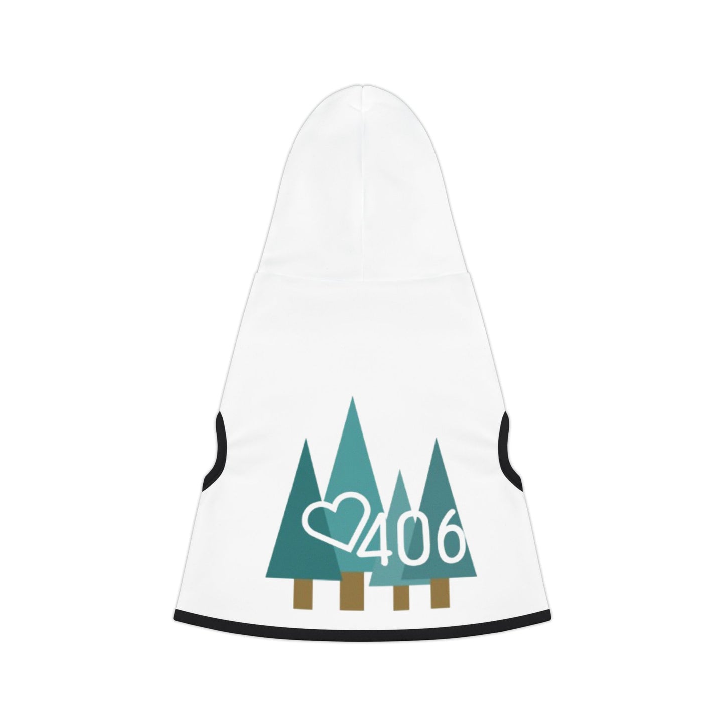 ITS406 Design Pet Hoodie - Pine Trees