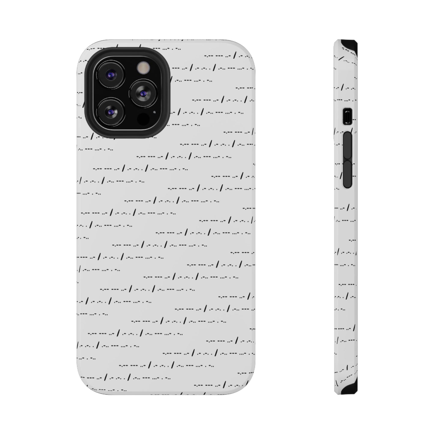 Phone Case - Impact-Resistant - "You Are Loved" Morse Code