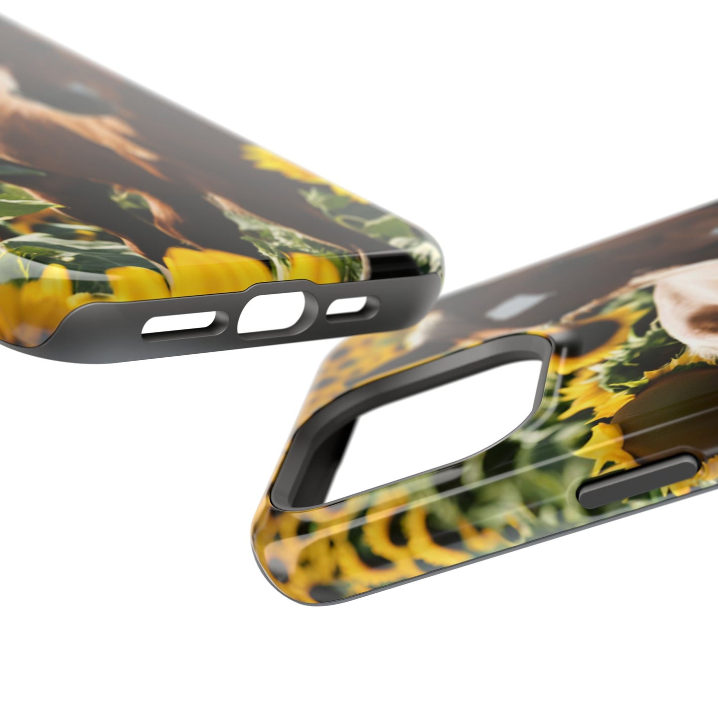 Phone Case - Impact-Resistant - Horse Sunflowers 2