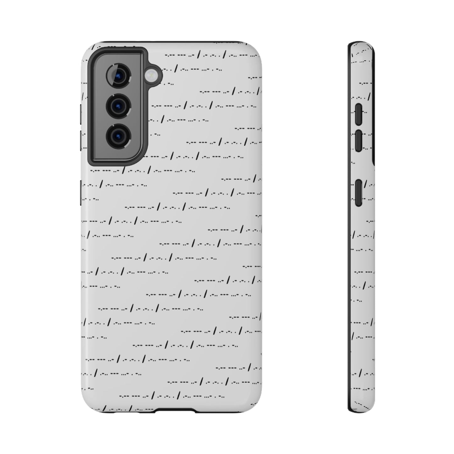 Phone Case - Impact-Resistant - "You Are Loved" Morse Code