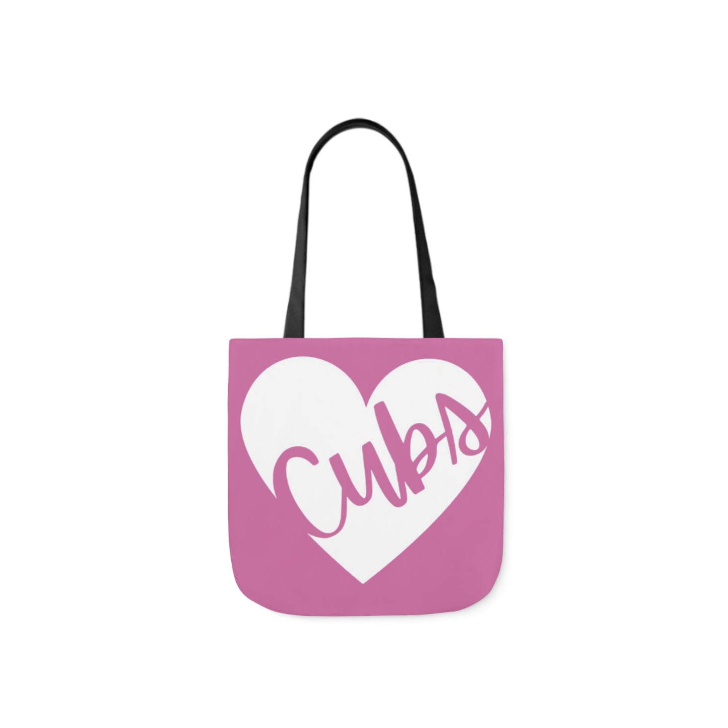 Generic Team Light Pink Canvas Tote Bag, 5-Color Straps - Cubs