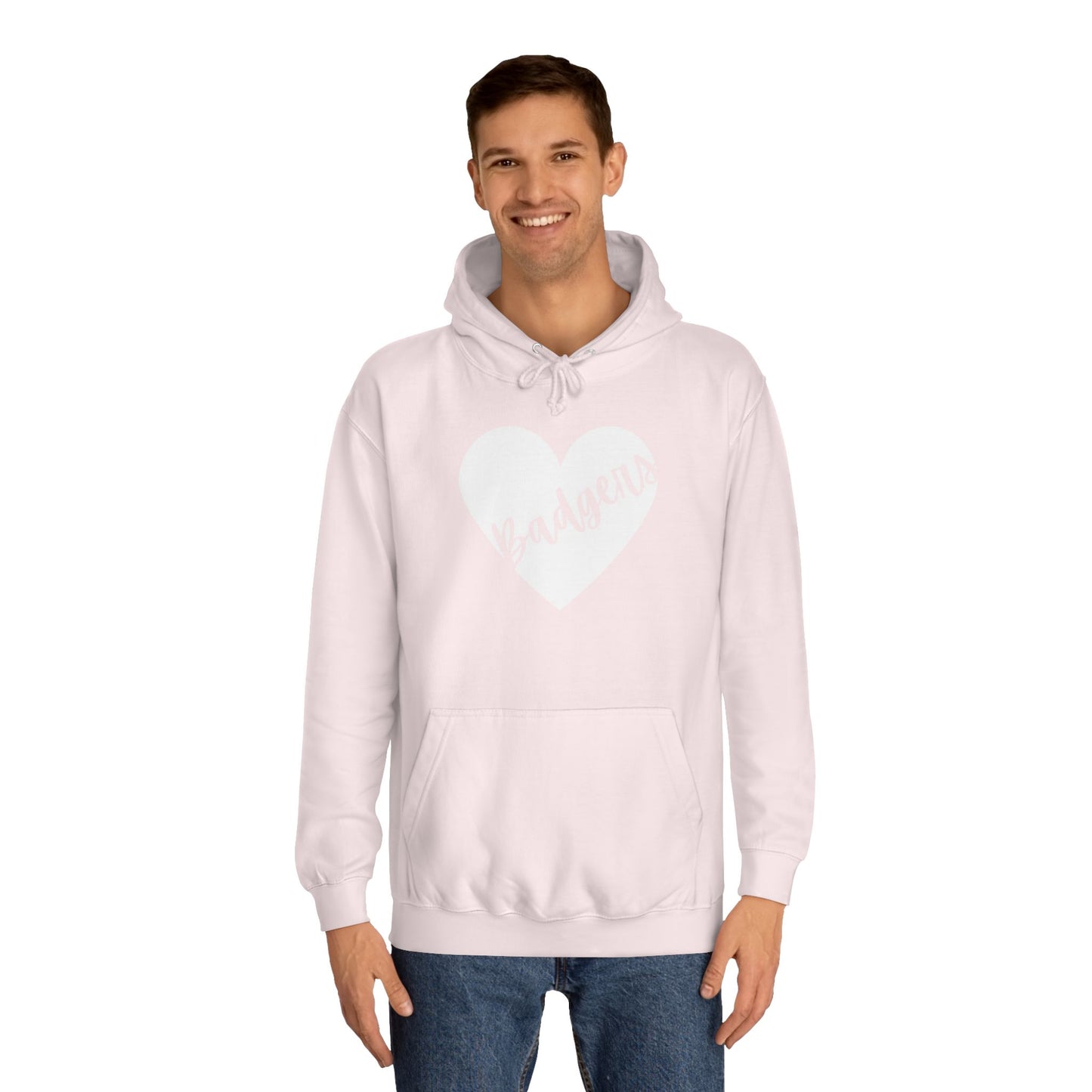 Generic Team Heart Hoodie - Badgers