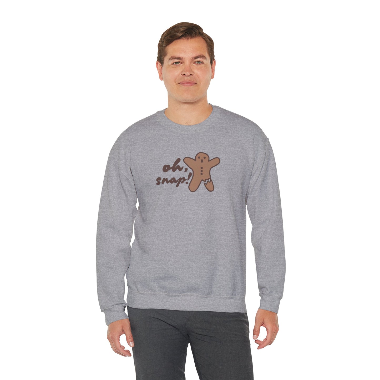 Festive Gingerbread Man Crewneck Sweatshirt