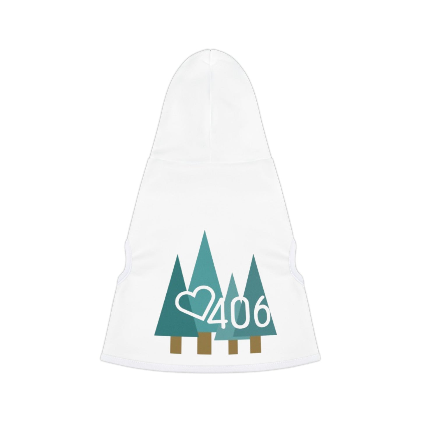 ITS406 Design Pet Hoodie - Pine Trees