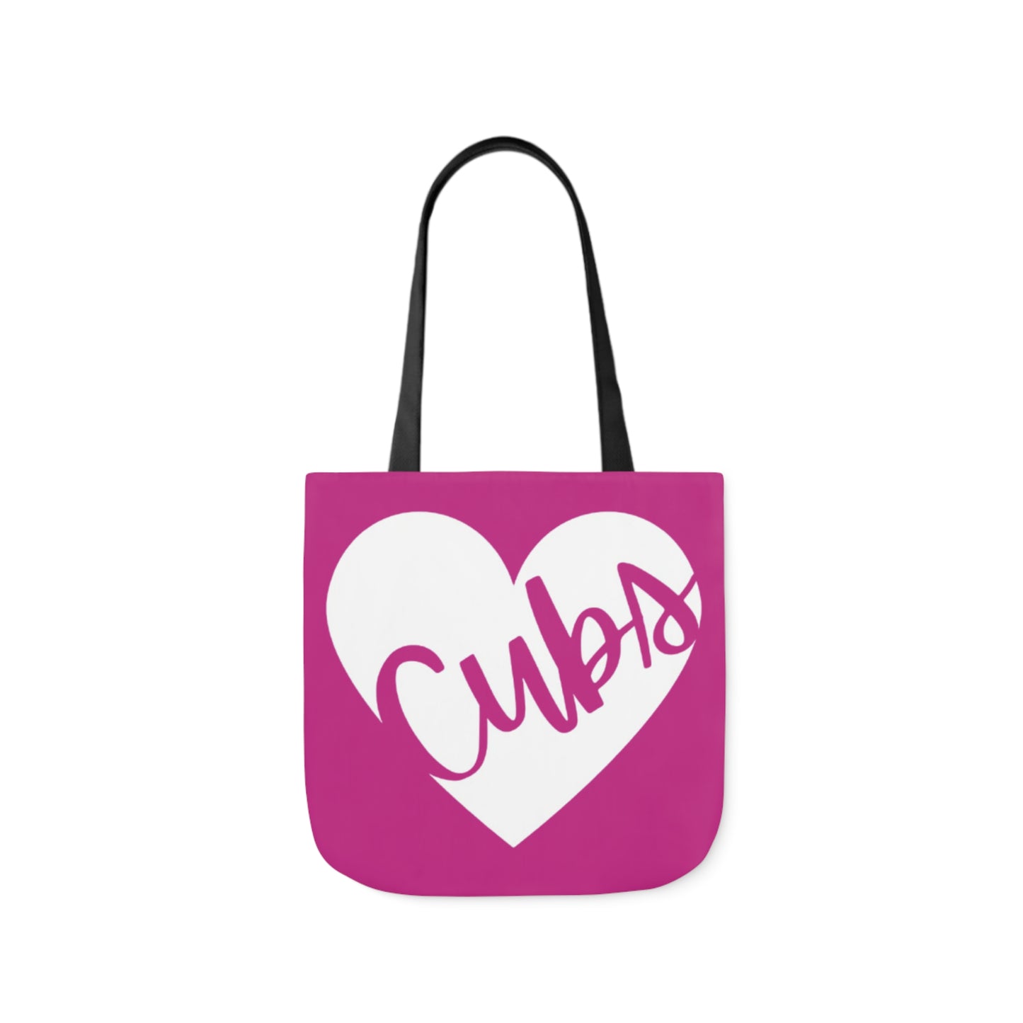 Generic Team Dark Pink Canvas Tote Bag, 5-Color Straps - Cubs