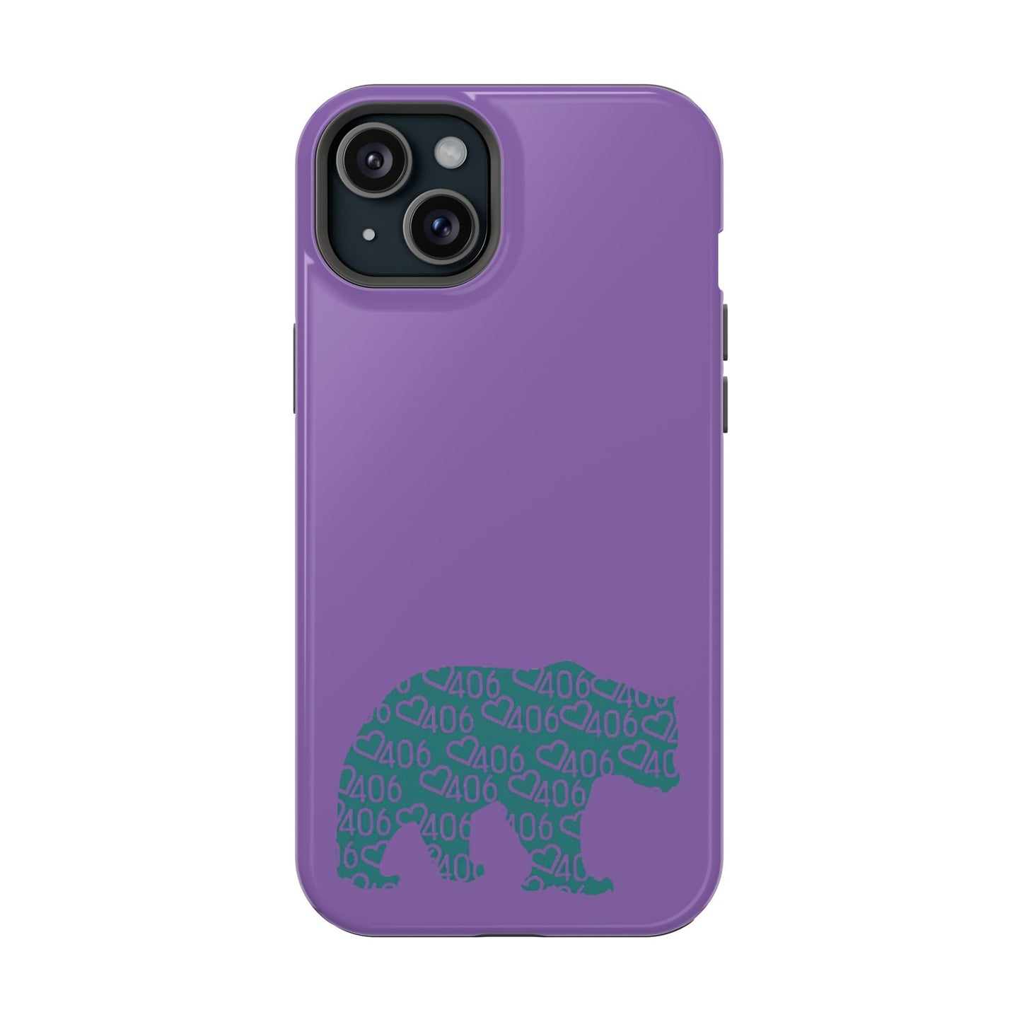 ITS406 Design Magnetic Tough Case - Bear Maroon