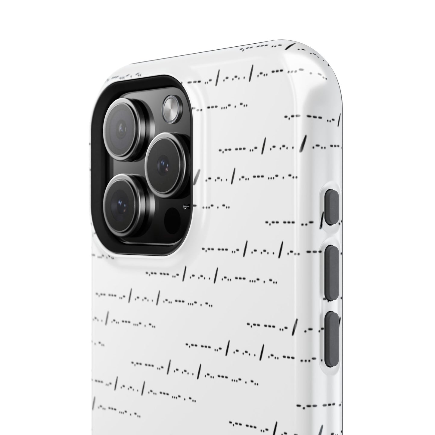 Phone Case - Impact-Resistant - "You Are Loved" Morse Code