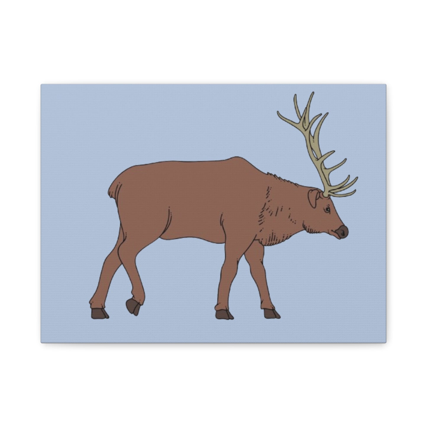 Stretched Matte Canvas 1.25" - Elk