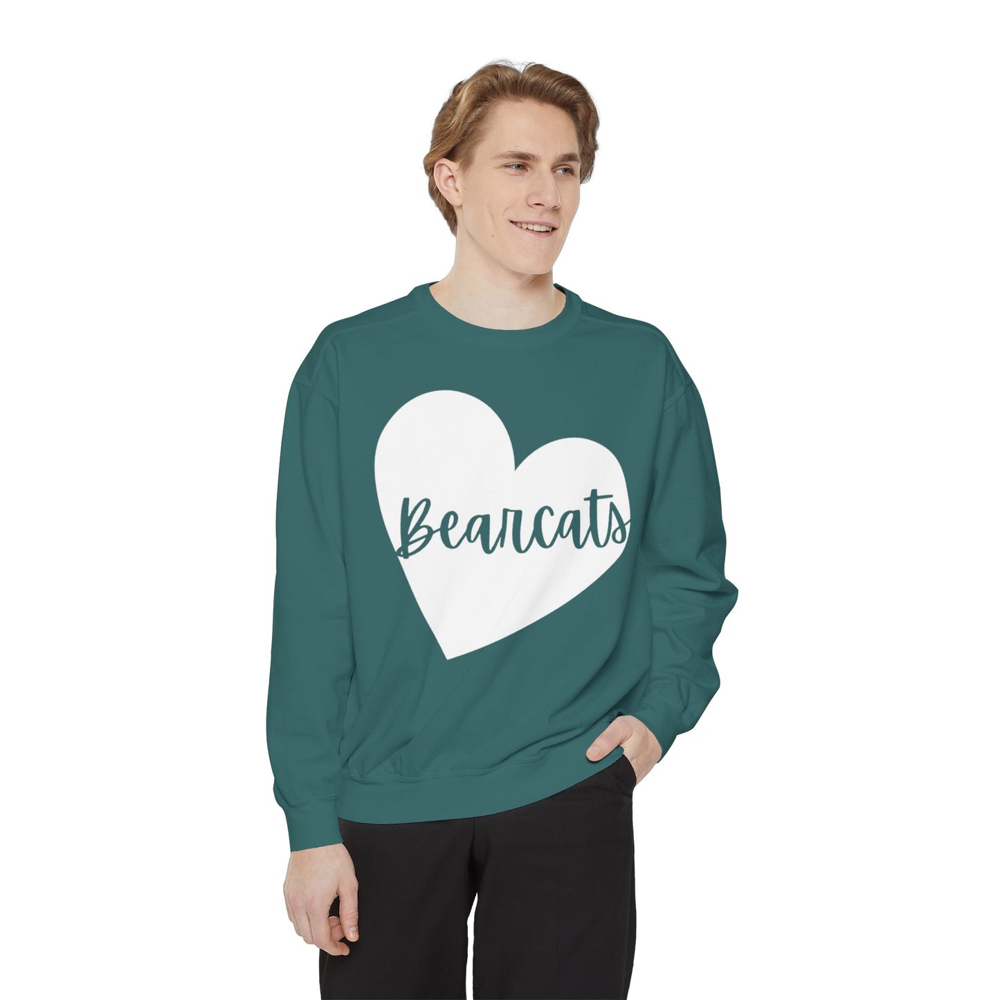 Generic Team Crewneck Sweatshirt - Bearcats Heart