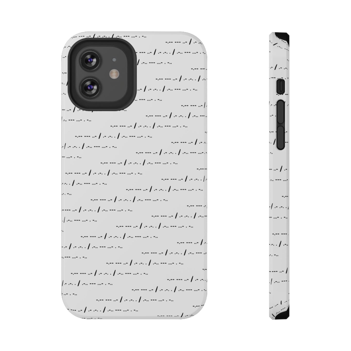 Phone Case - Impact-Resistant - "You Are Loved" Morse Code