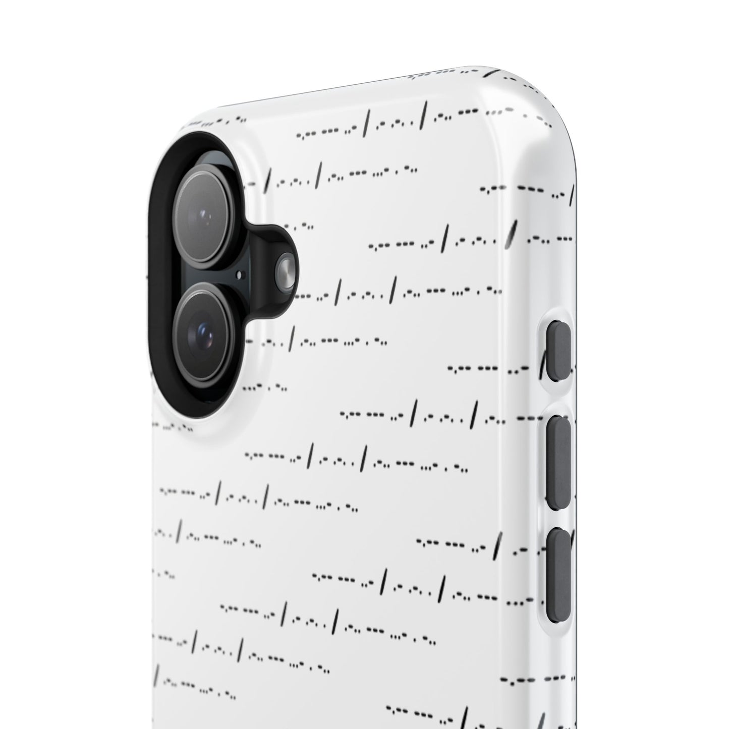 Phone Case - Impact-Resistant - "You Are Loved" Morse Code