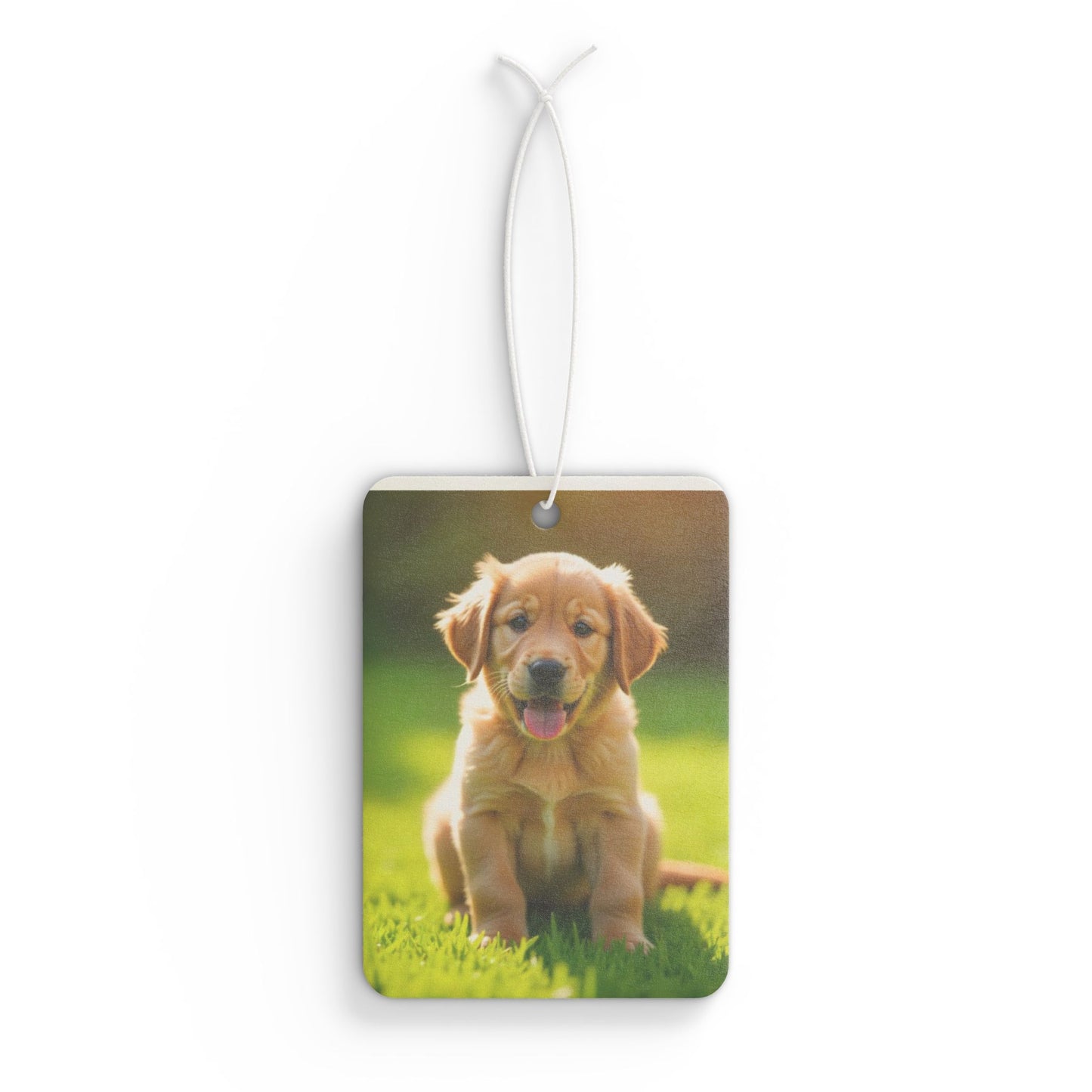 Car Air Freshener - Golden Puppy