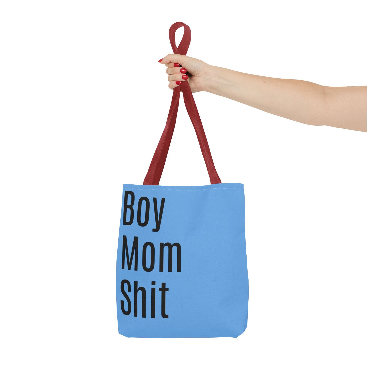 Boy Mom  Versatile Tote Bag (AOP) - Blue