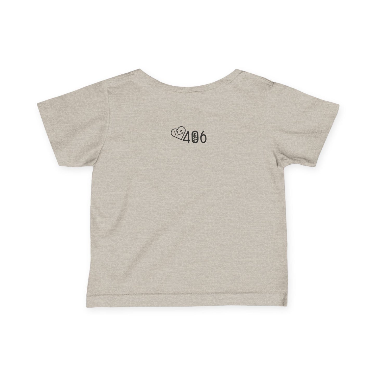 406 Baby Fine Jersey Tee - Bison