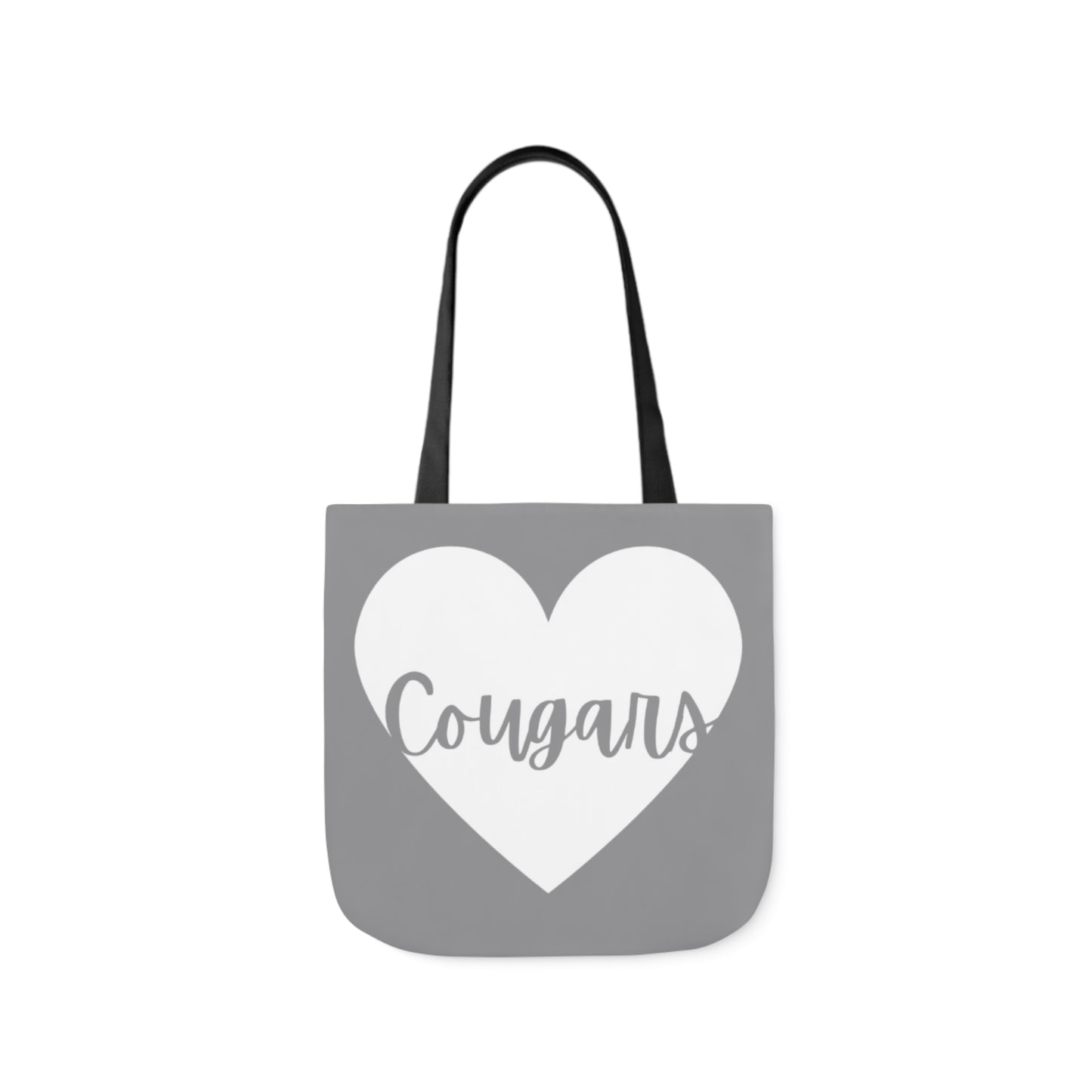 Generic Team Gray Canvas Tote Bag, 5-Color Straps - Cougars