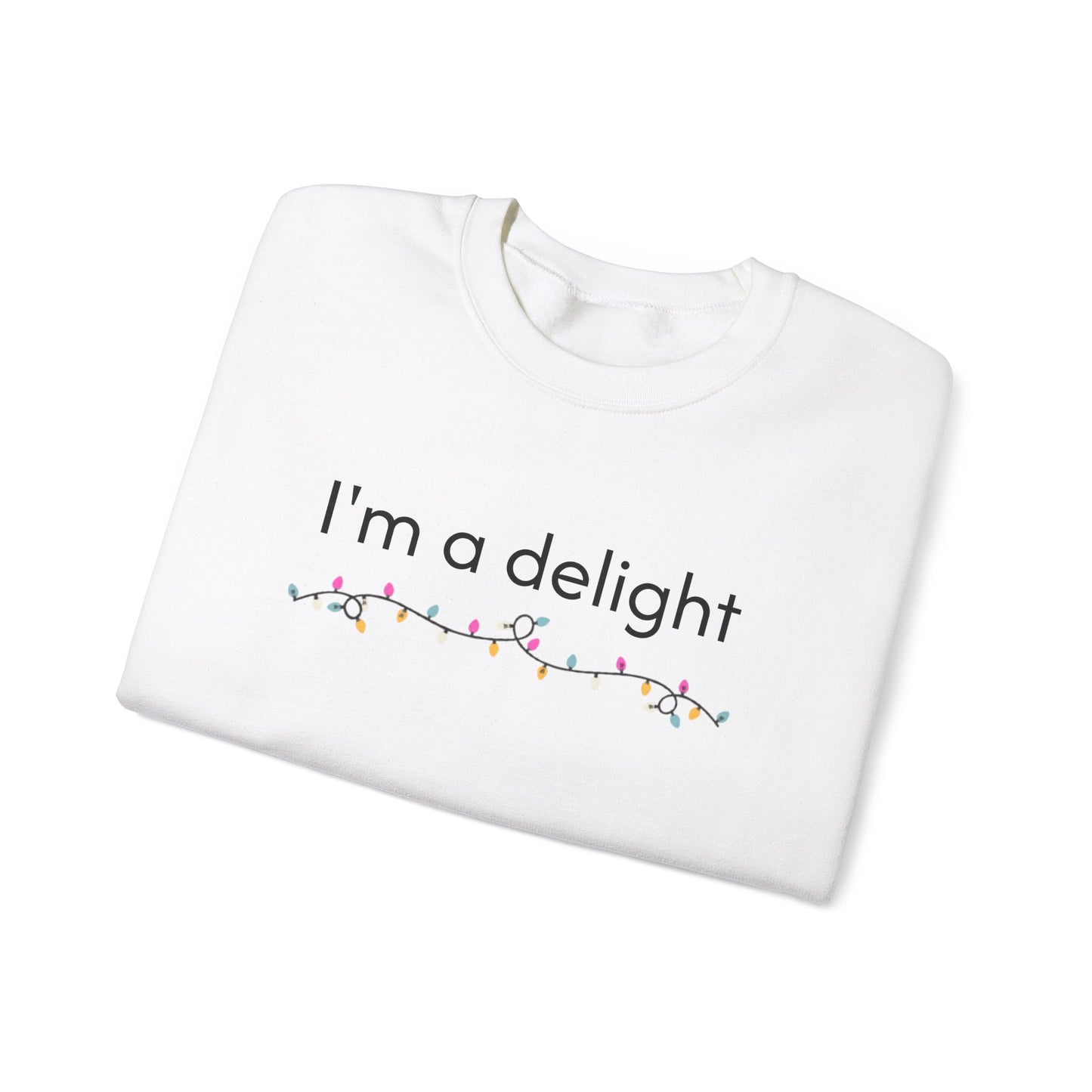 Festive Adult Unisex Crewneck Sweatshirt - Delight