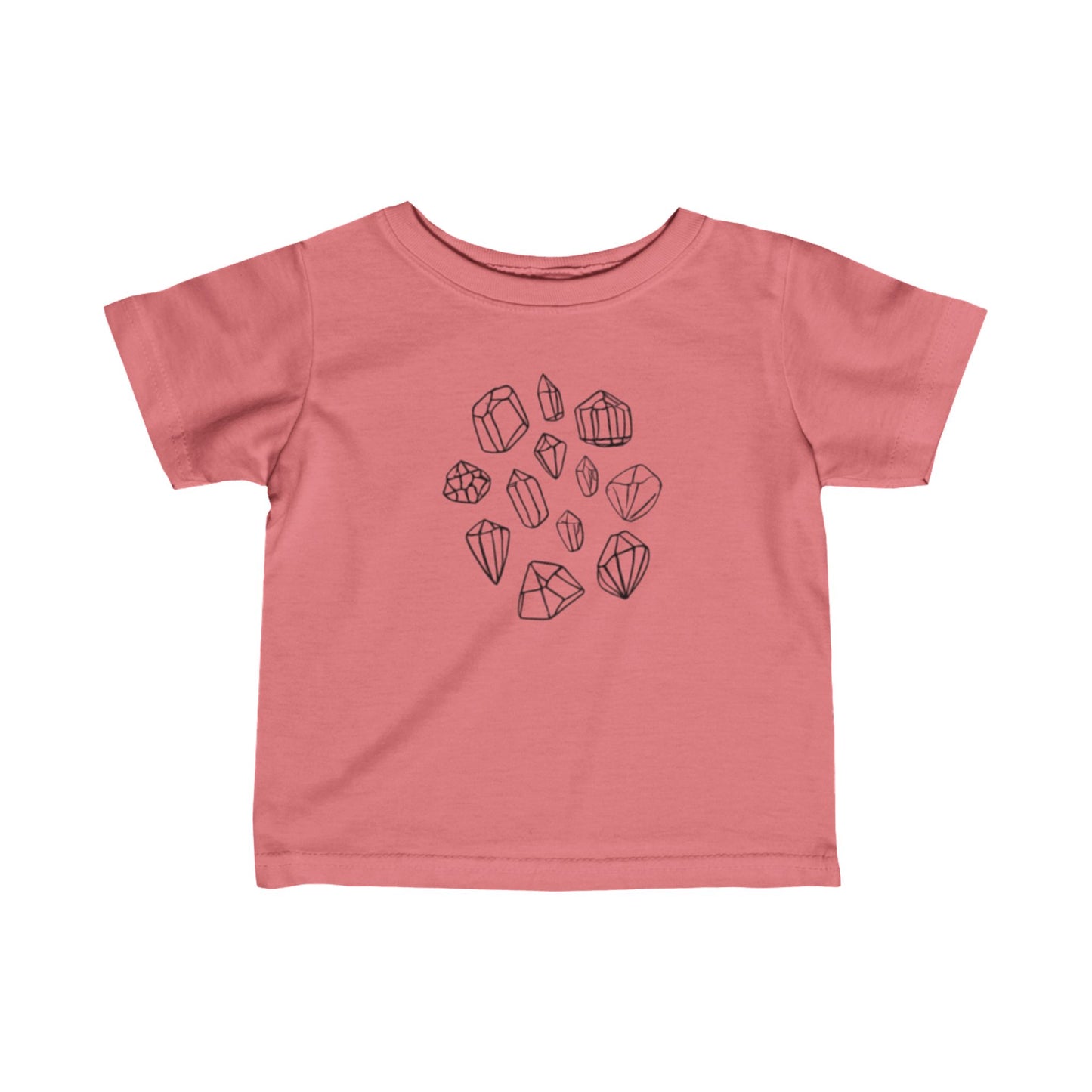 Infant Fine Jersey Tee - Crystals