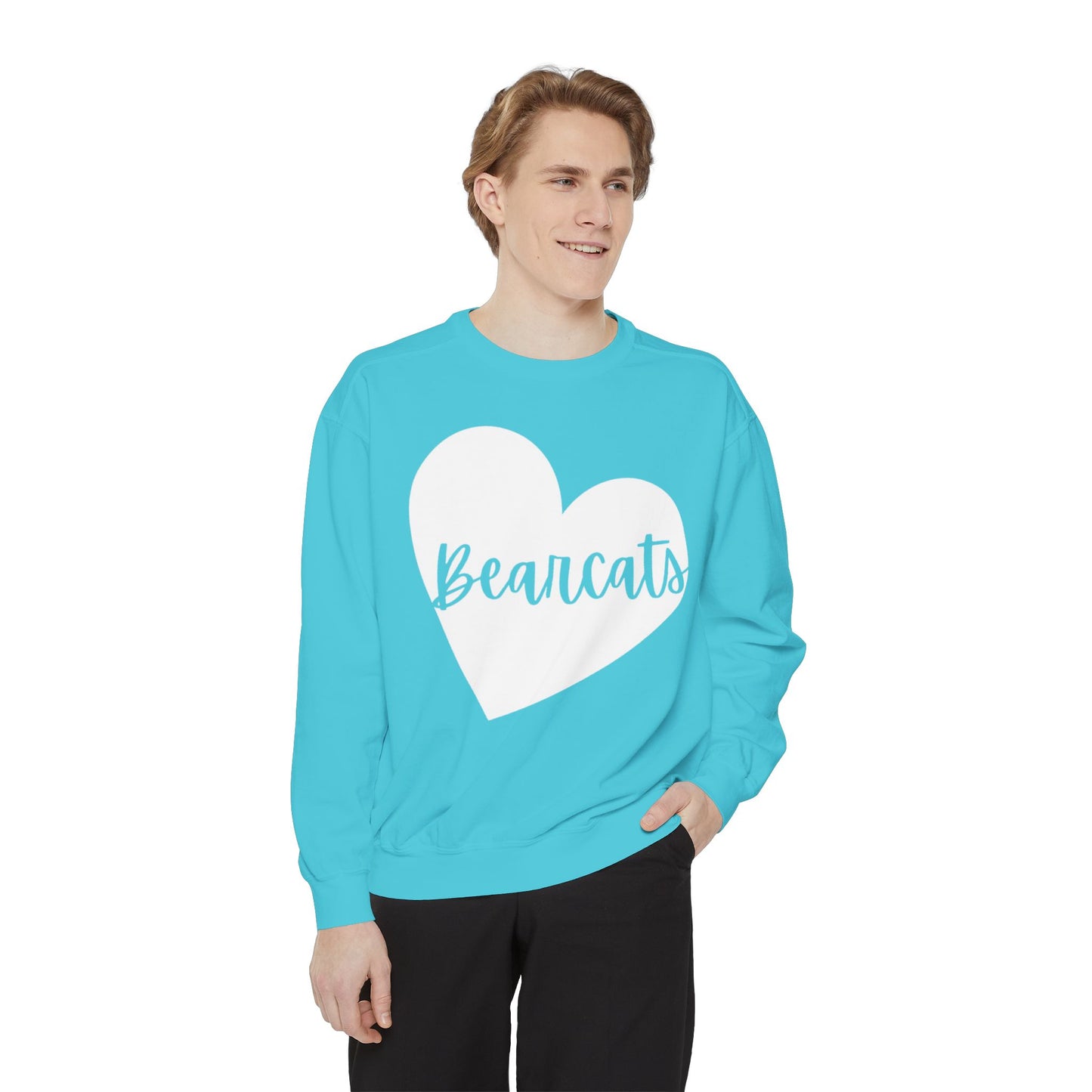 Generic Team Crewneck Sweatshirt - Bearcats Heart