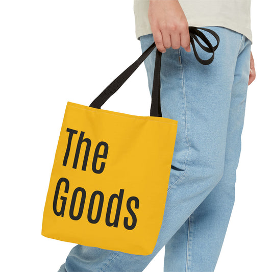 The Goods  Versatile Tote Bag (AOP) - Gold