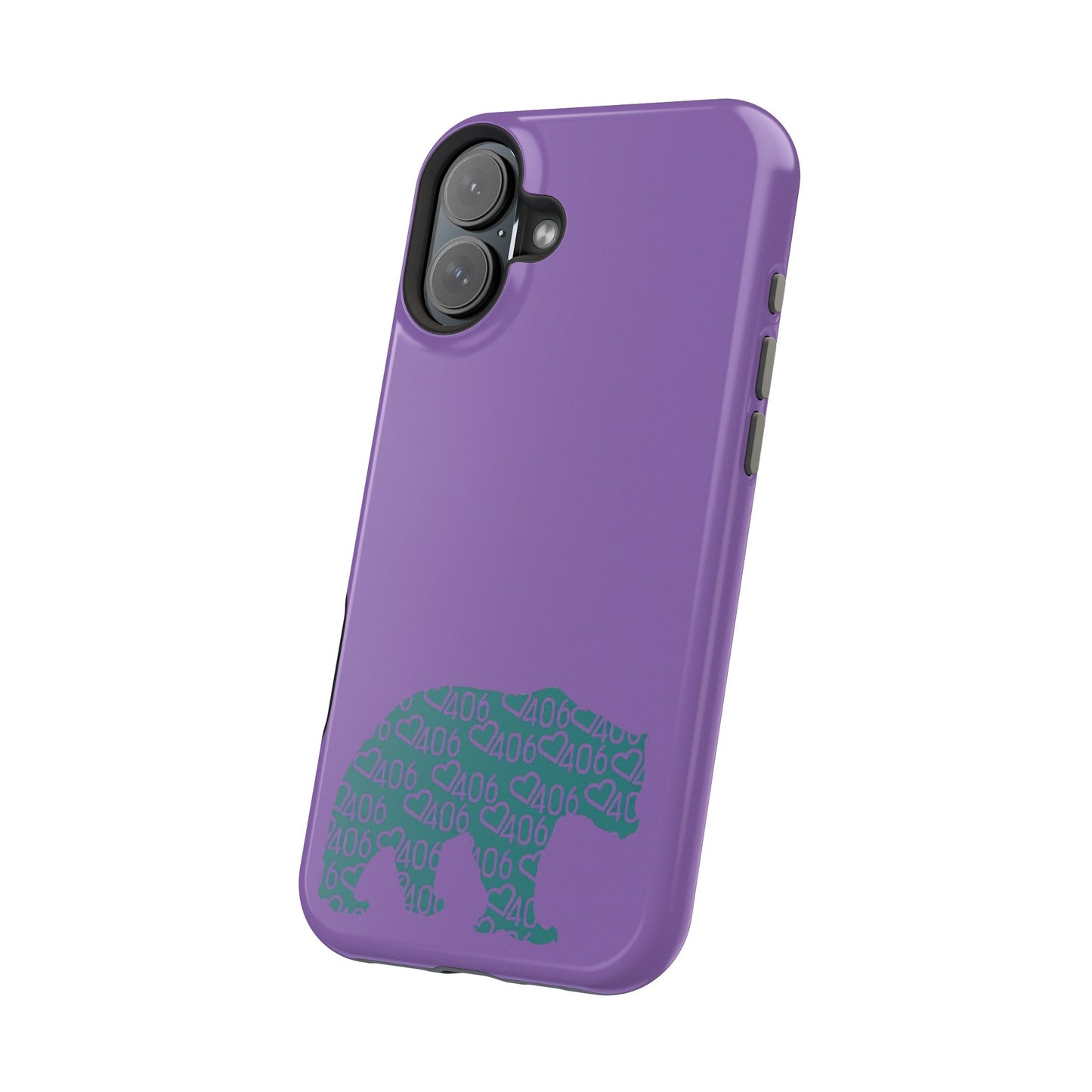 ITS406 Design Magnetic Tough Case - Bear Maroon