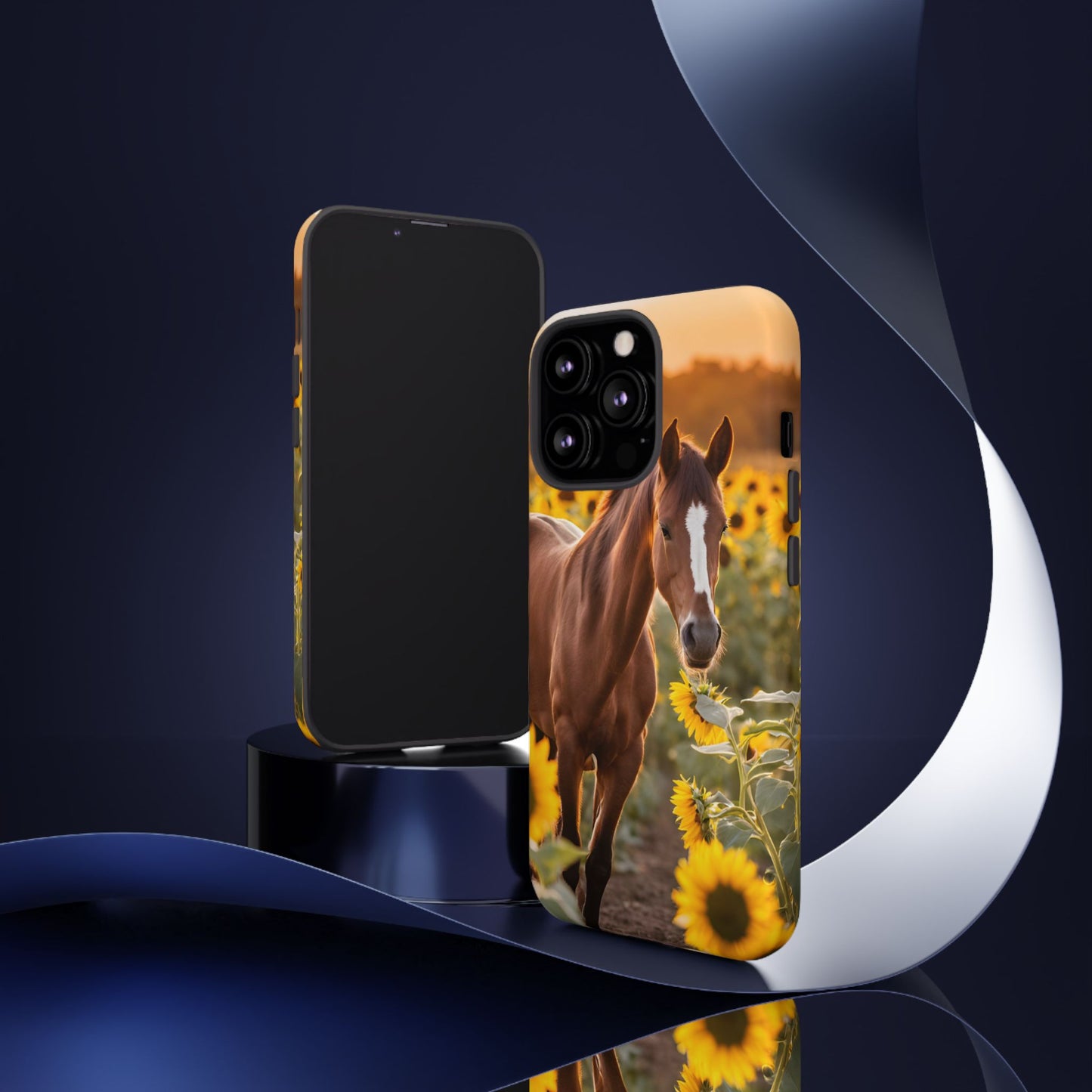 Phone Case - Tough Case - Sunflower Horse