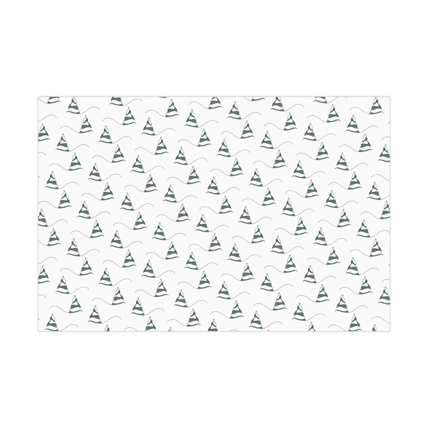 Gift Wrap Papers - Snow Hill Trees