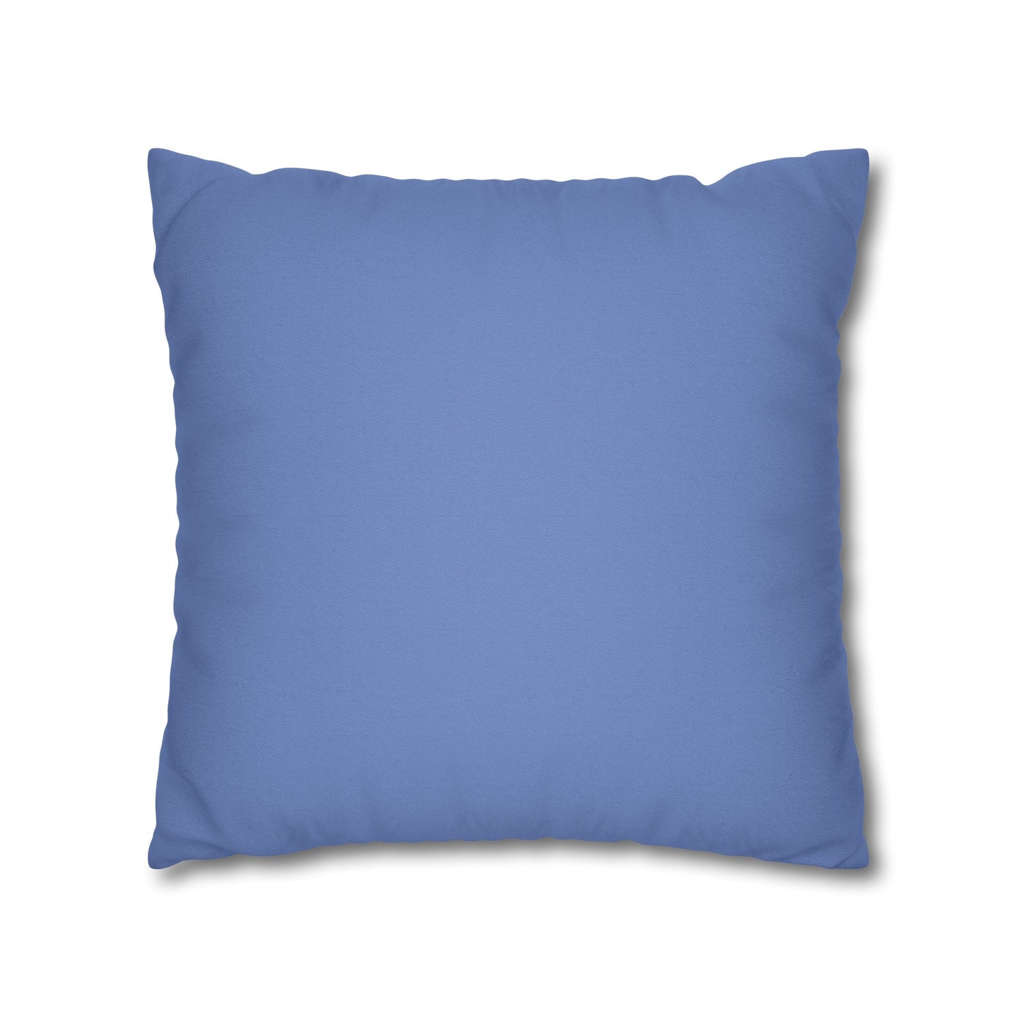 Spun Polyester Square Pillowcase - Almost Denim