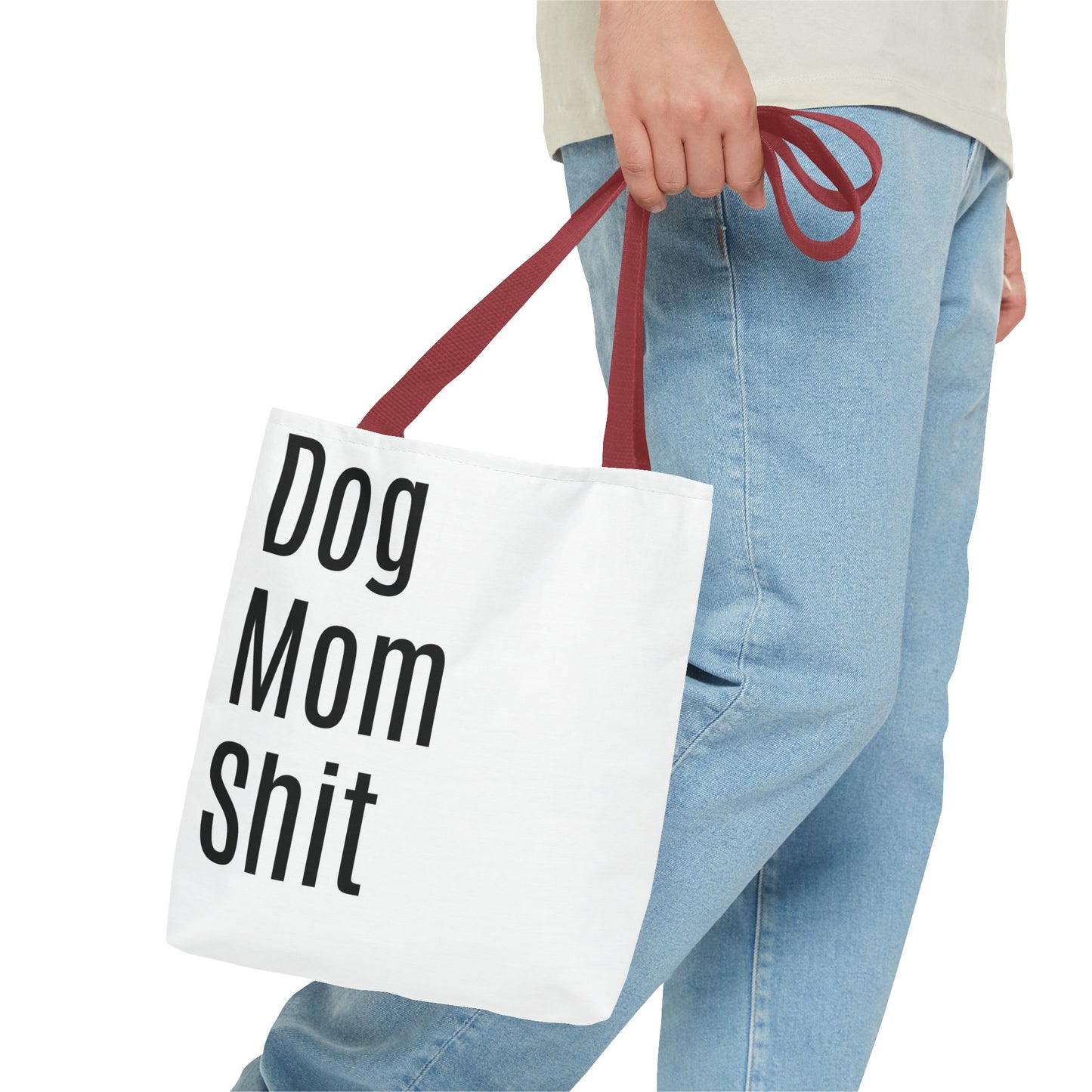 Dog Mom  Versatile Tote Bag (AOP) - White