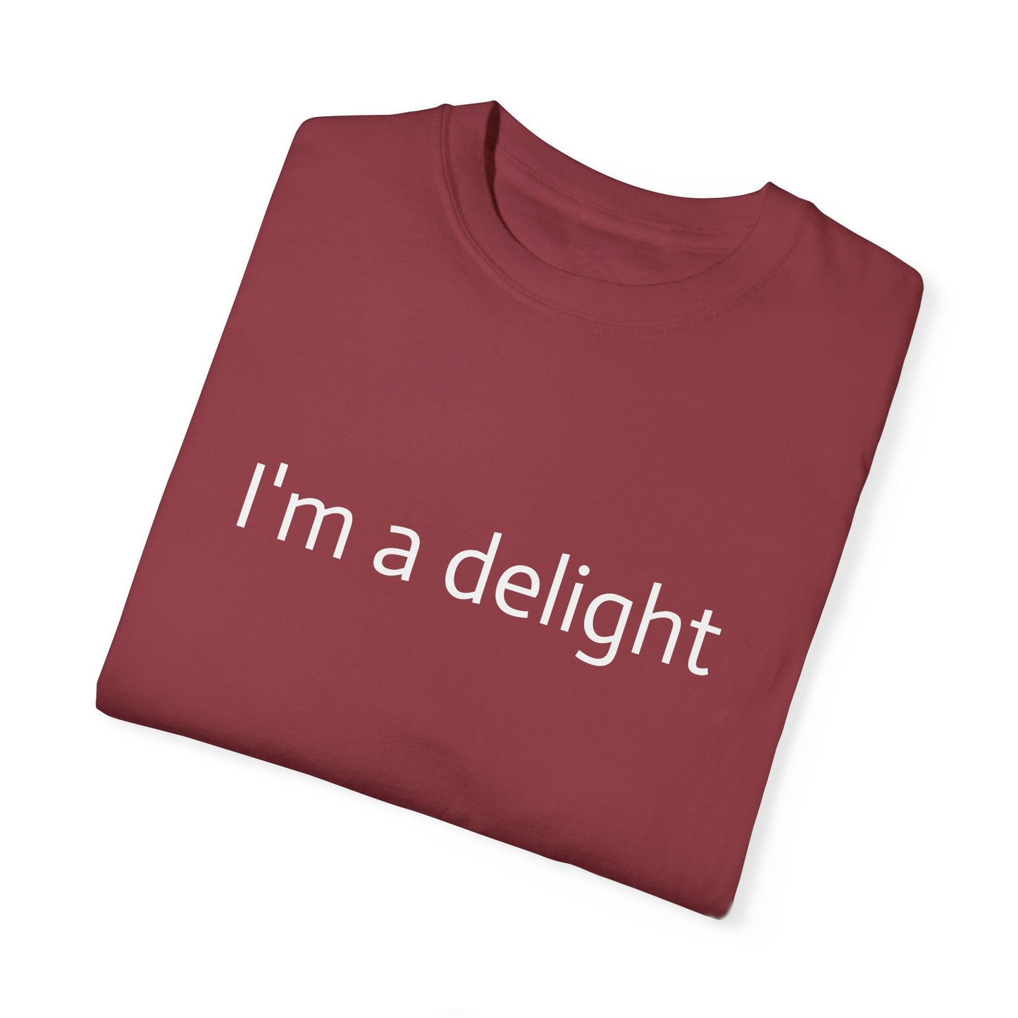 Unisex Garment-Dyed T-shirt - I'm a delight